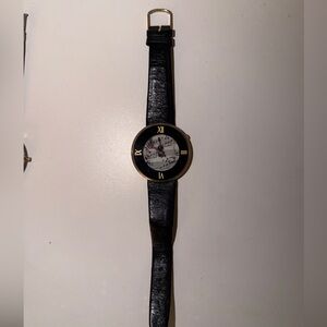 Elegant Black and Gold Men's Watch